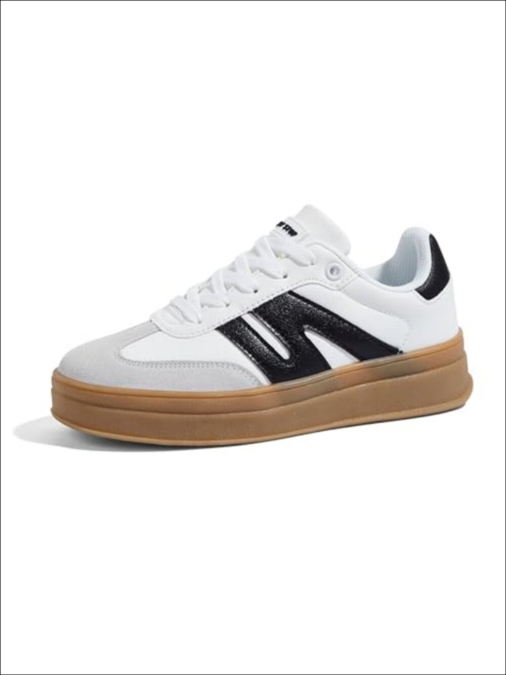 Kids Platform Sneakers Lace-Up Unisex Retro Shoes Casual